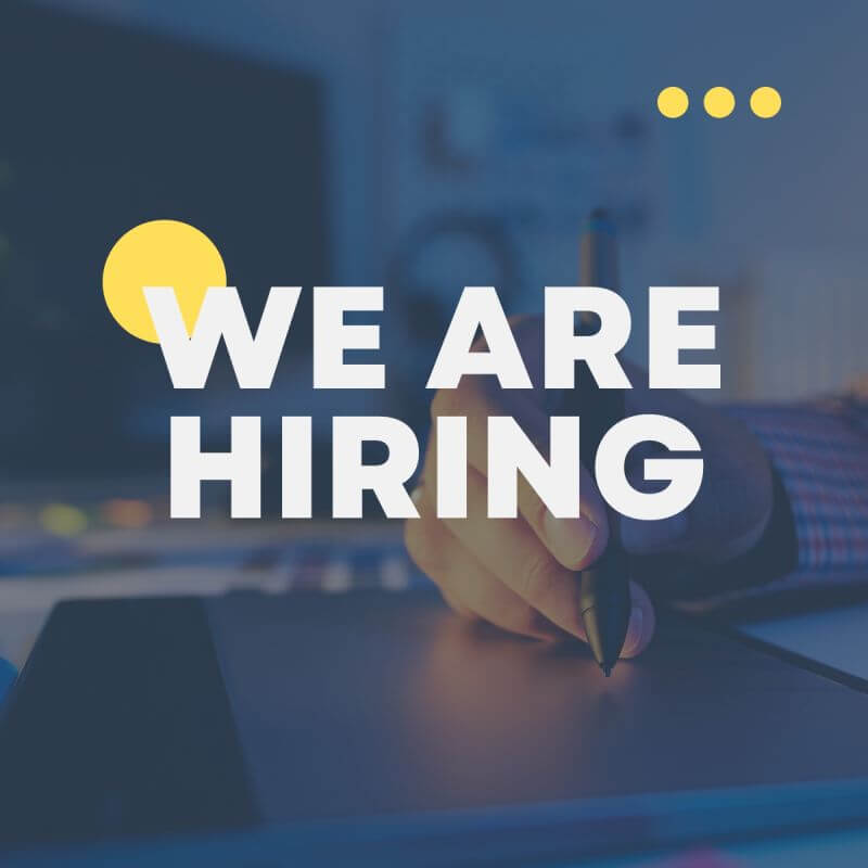 WE ARE HIRING!