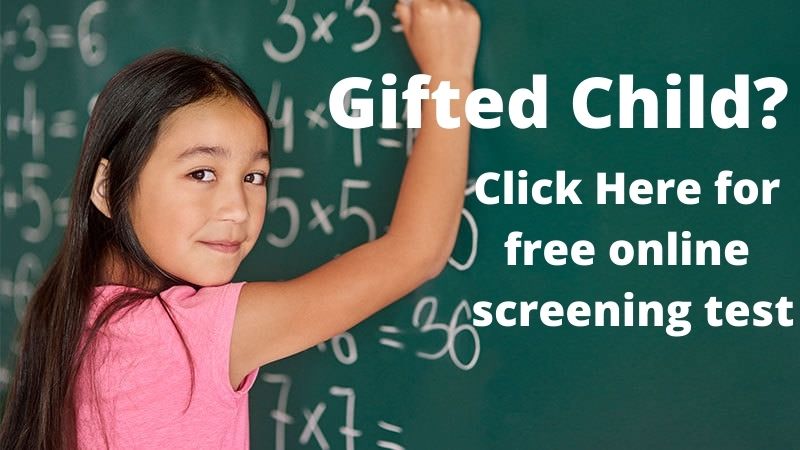 Online gifted screening test